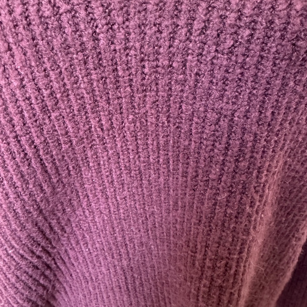 Halogen V-Neck Sweater - Rich Burgundy - Picture 2 of 6
